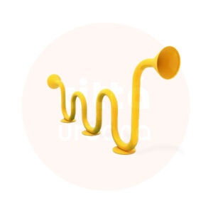 Juego Musical Citta Urbana Teléfono Curvo Amarillo EP