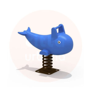 Juego Resorte Cittá Urbana Ballena Rotomoldeado